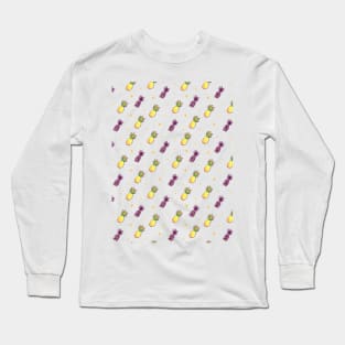 Pineapple Pattern Long Sleeve T-Shirt